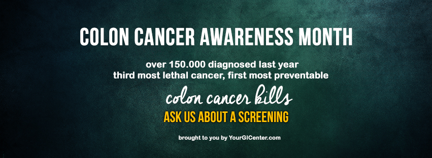 Colon Cancer Awareness Month Facebook Cover