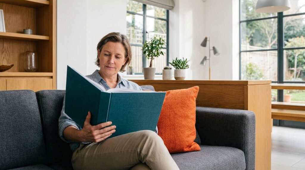 An adult reviewing age and family history risk milestones for colorectal cancer risk factors in Southeast Texas.